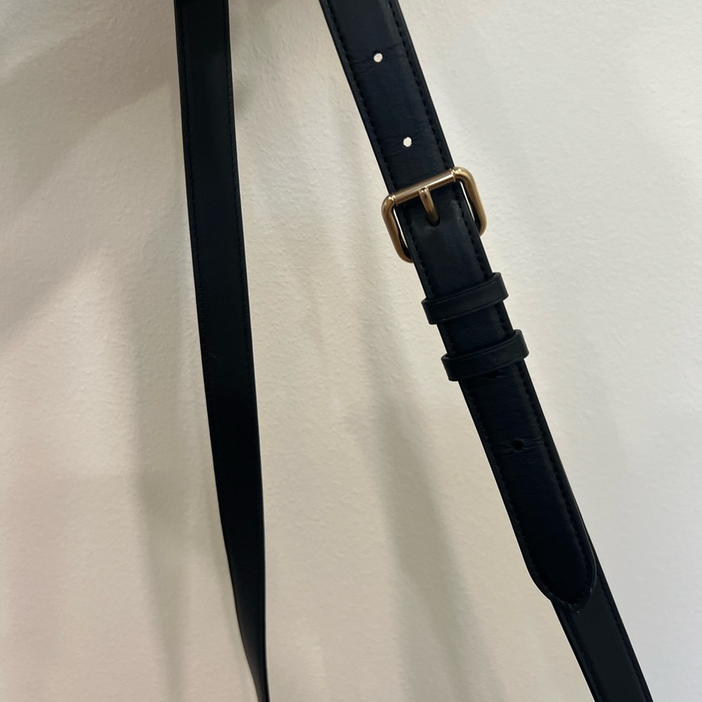 Coach Georgie Saddle Bag Black Crossbody - Picture 10 of 12